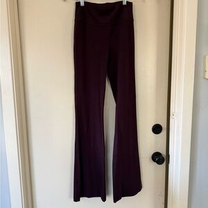 Lululemon Athletica Dark Purple Flare Pants